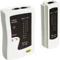 Goobay Nettverkskabeltester – Sjekk CAT 5/6 og ISDN-kabler for feil