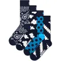 Happy socks Moody Bluess Gift Set Half Lange Sokker 4 Par