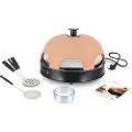 Emerio PO-115984 Pizzarette - Pizzaovn - 1.2 kW - terrakottaoransje