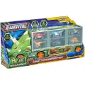 Teamsterz Beast Machines Triceratops Transporter and 3 toy cars