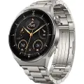 Huawei | Klokke GT 3 PRO (46mm) - Smartklokke med reim - håndleddsstørrelse: 140-210 mm - Titanium