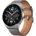 Huawei | Klokke GT 3 PRO (46mm) - Smartklokke med reim - håndleddsstørrelse: 140-210 mm - Grå