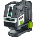 Laserliner PocketCross-Laser 2G, Horisontal/vertikal, Linjevater, Sort, Grønn, 1/4,5/8, Batteri, Lithium-Ion (Li-Ion)