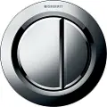Geberit betj. Omega01 2skyl Kr - fjernudløsning pneumatisk - Blankforkromet