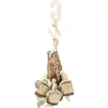 Trixie Natural toy, mahogany pod/sea shells, 26 cm
