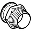 Geberit Overgang rustfri 28-1muffe / nippel mapress