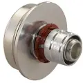 Uponor RS presadapter 63-RS2 - S-Press forkromet messing