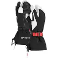 Ortovox Merino Freeride 3 Finger Votter svart