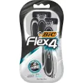 BIC Flex 4 Comfort Barberhøvler, 3 stk.
