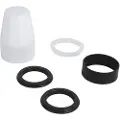 GROHE 46429K00, Støpt pakning, Ring, Sort, Hvit