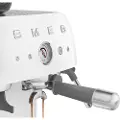 Smeg 50''s Style Espressomaskin EGF03WHEU Hvit, Espressomaskin, 2,4 l, Malt kaffe, Innebygd kaffekvern, 1650 W, Hvit