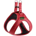 Hunter sele Love, rød - Str XS-S, 37-40 cm Brystomfang