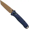 Benchmade Bailout CPM M4 Flat Earth Cerakote foldekniv, crater blue aluminum
