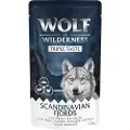 Wolf of Wilderness "Triple Taste" 12 x 125 g - Scandinavian Fjords - Laks, reisndyr, kylling
