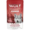Wolf of Wilderness "Triple Taste" 12 x 125 g - Canadian Woodlands - Storfe, torsk, kalkun