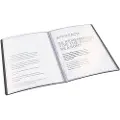 Esselte Vivida - Displaybok - 80 rom - for A4 - kapasitet: 160 ark - livlig svart