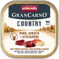 Animonda GranCarno Økonomipakke Animonda GranCarno Adult Country 44 x 150 g - Storfe, Hjort & Kålrabi
