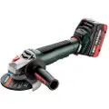 Metabo vinkelsliper WPB 18 LT BL 11-125 Quick, inkludert 2x5,5Ah batterier og lader