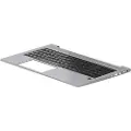 HP - Erstatningstastatur for bærbar PC - bakbelysning - Storbritannia - med toppdeksel