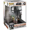 Funko POP! Pop! Stjernekrigen Yoda Mandalorianer Mandalorianer Med Barnefigur 25 Cm