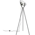 QAZQA Industriell gulvlampe med stativ sort 35 cm justerbar - Hanze