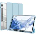 DUX Samsung Galaxy Tab S9 FE+ Dux Ducis Toby Tri-Fold Smart Folio-etui - Baby Blå