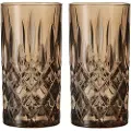 Nachtmann NachtmannLongdrink Noblesse Tobacco 39,5cl 2-pakningBrunDrinkglass & shotglassFra Homeroom