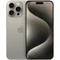 Apple iPhone 15 Pro Max - 5G smartphone - dobbelt-SIM / Internminne 256 GB - OLED-display - 6.7 - 2796 x 1290 pixels (120 Hz) - 3x bakkamera 48 MP, 12 MP, 12 MP - front camera 12 MP - naturlig titan