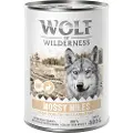 Wolf of Wilderness Adult 6 x 400 g - med fjærkre - Mossy Miles - Fjærke med kanin