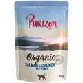 Purizon økologisk 6 x 85 g - øko-Laks og øko-kylling med øko-spinat