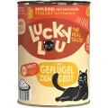 Lucky Lou Økonomipakke Lucky Lou Voksen 24 x 400 g - Fjørfe