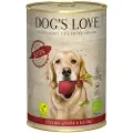 Dog´s Love økologisk Vegan 6 x 400 g - øko-reds