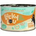 Lucky Lou Adult 6 x 200 g - Fjørfe og ørret