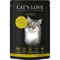 Cat's Love 12 x 85 g - Kalv & Kalkun