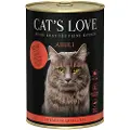 Cat's Love Økonomipakke Cat's Love 12 x 400 g - Storfe