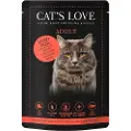 Cat's Love 12 x 85 g - Storfe