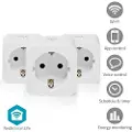 Nedis Wifip121fwt3 Smartplugg 3 Enheter