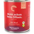 Herrmann's Økonomipakke Herrmann's Meny Sensitive økologisk 12 x 400 g / 800 g - Økologisk storfe med økologiske gulrøtter og økologisk amaranth