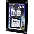 Securit Plakat Ramme Securit A4 UV resistent Sort til vindue,stk