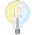 Luumr Smart E27 Dimbare LED-pærer G125 Klar 7W 806lm 2700-6500K