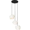 QAZQA Moderne pendellampe hvit 3-lys - Cloth
