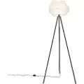 QAZQA Moderne gulvlampe hvit - Cloth