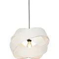 QAZQA Moderne pendellampe hvit - Cloth