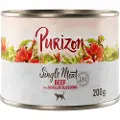 Purizon Single Meat 6 x 200 g - Storfe med Hibiskusblomst