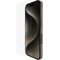 Belkin ScreenForce - Skjermbeskyttelse for mobiltelefon - herdet glass, behandlet - glass - for Apple iPhone 15 Pro Max