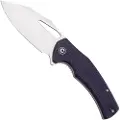 CIVIVI BullTusk, Purple Canvas Micarta, Satin