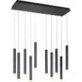 Paul Neuhaus Moderne pendellampe sort inkl. LED 10-lys - Stanislas