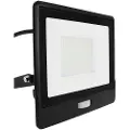 V-TAC LED-projektor med bevegelsessensor 50W 4000lm 3000K LED SAMSUNG IP65 1m kabel Svart 5 års garanti 20289