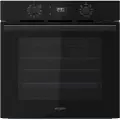 Whirlpool OMR58HU1B - Ovn - innebygd - fordypning - bredde: 56 cm - dybde: 56 cm - høyde: 58.3 cm - med selvrens - Klasse A+ - svart