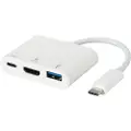 ESTUFF AV Multiport Adapter - Ekstern videoadapter - USB-C - HDMI - hvit